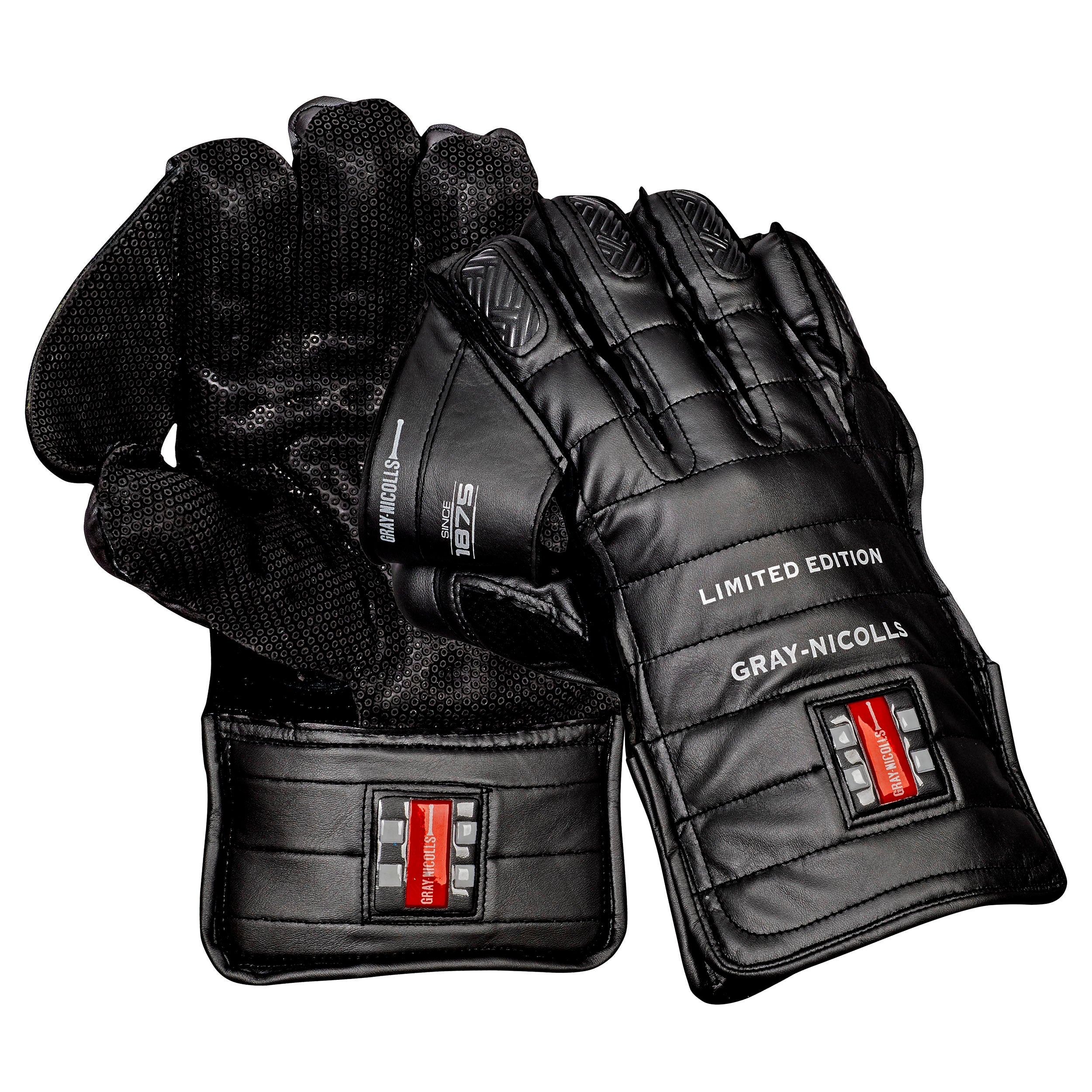 Gray Nicolls Limited Edition Charcoal Wicket Keeping Gloves - Adult