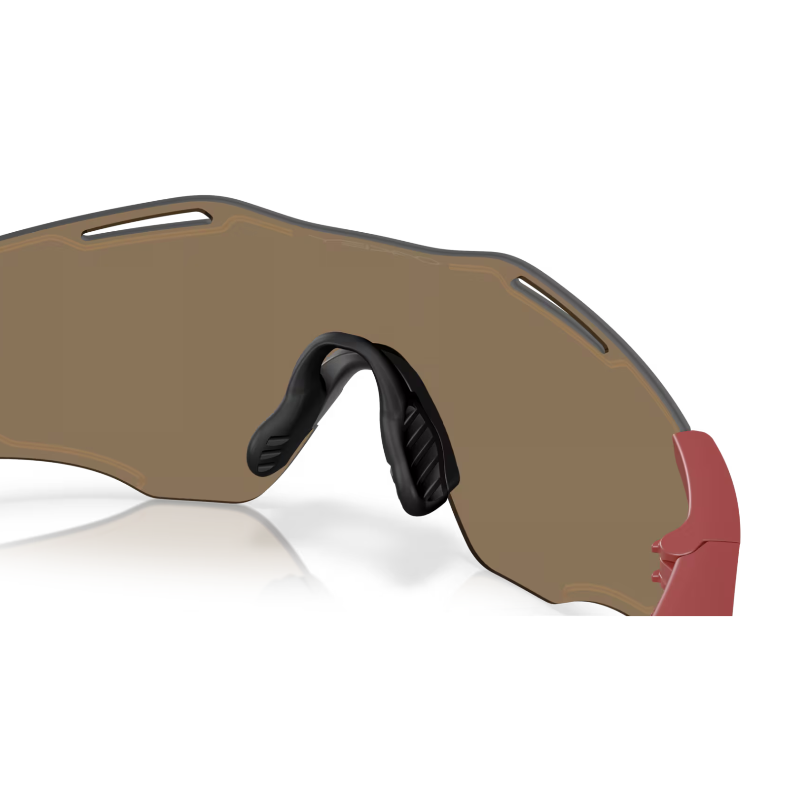 Oakley CYBR ZERO Matte Iron Red - Prizm 24K Sunglasses