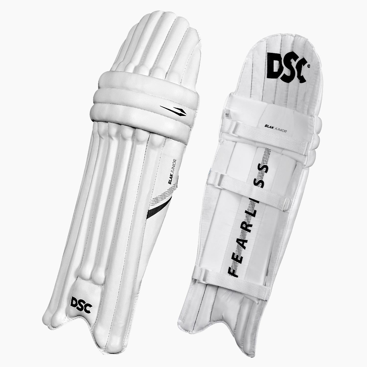 DSC Blak Junior Batting Leg Guard - 2XS Junior