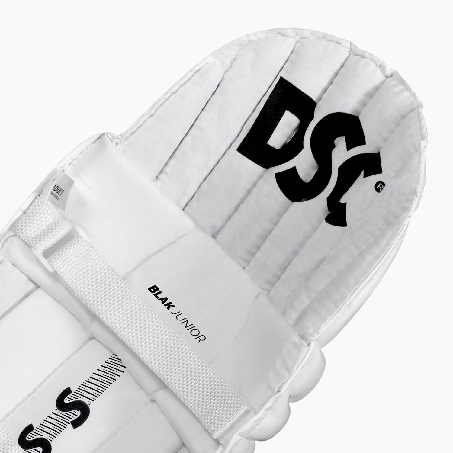 DSC Blak Junior Batting Leg Guard - Small Junior