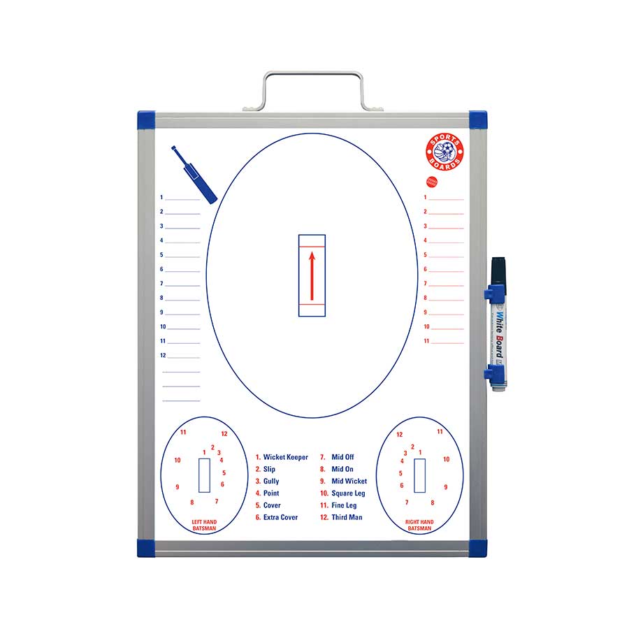 Cricket Coach Magnetic Clip Board - Sports Boards
