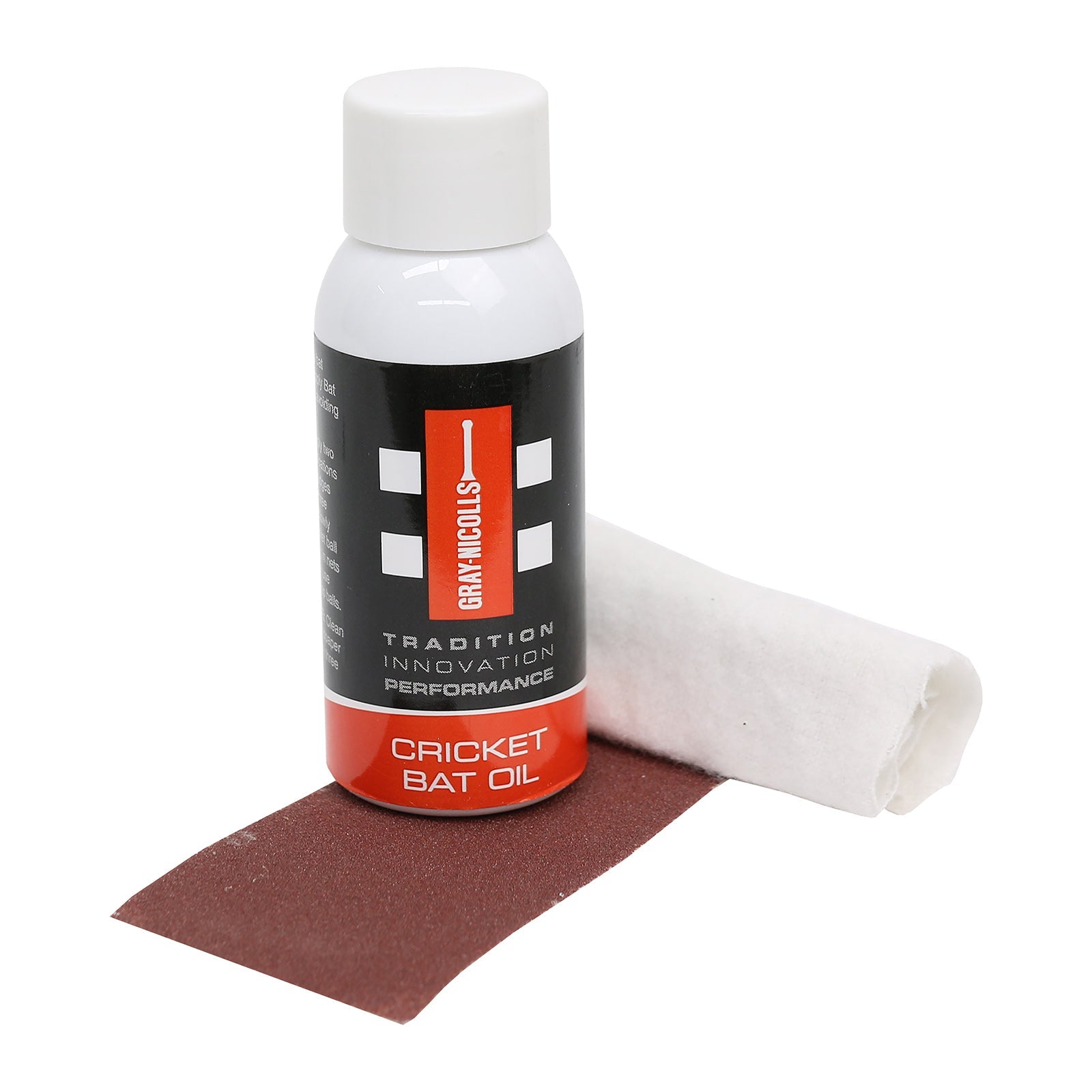 Gray Nicolls Bat Care Kit (Oil, Cloth & Sandpaper)