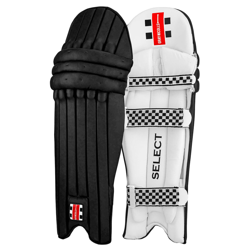 Gray Nicolls Select Batting Pads Black Youth Sturdy Sports