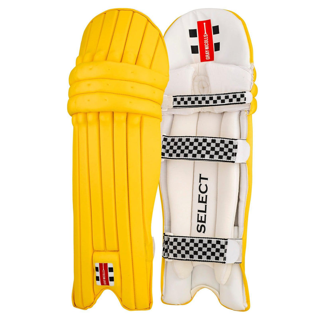 Gray Nicolls Select Batting Pads Yellow Adult Sturdy Sports