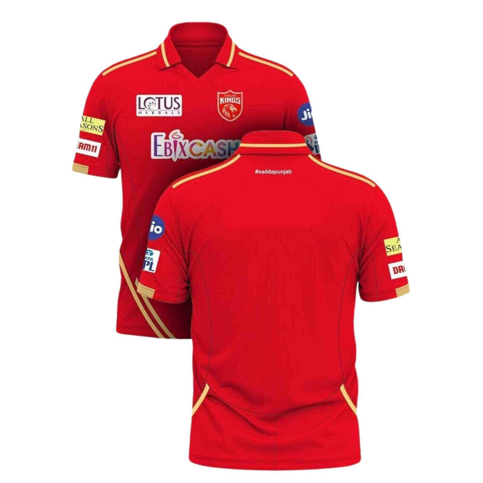 Premier League Ipl 2021 Punjab Kings New Jersey Punjab Kings New