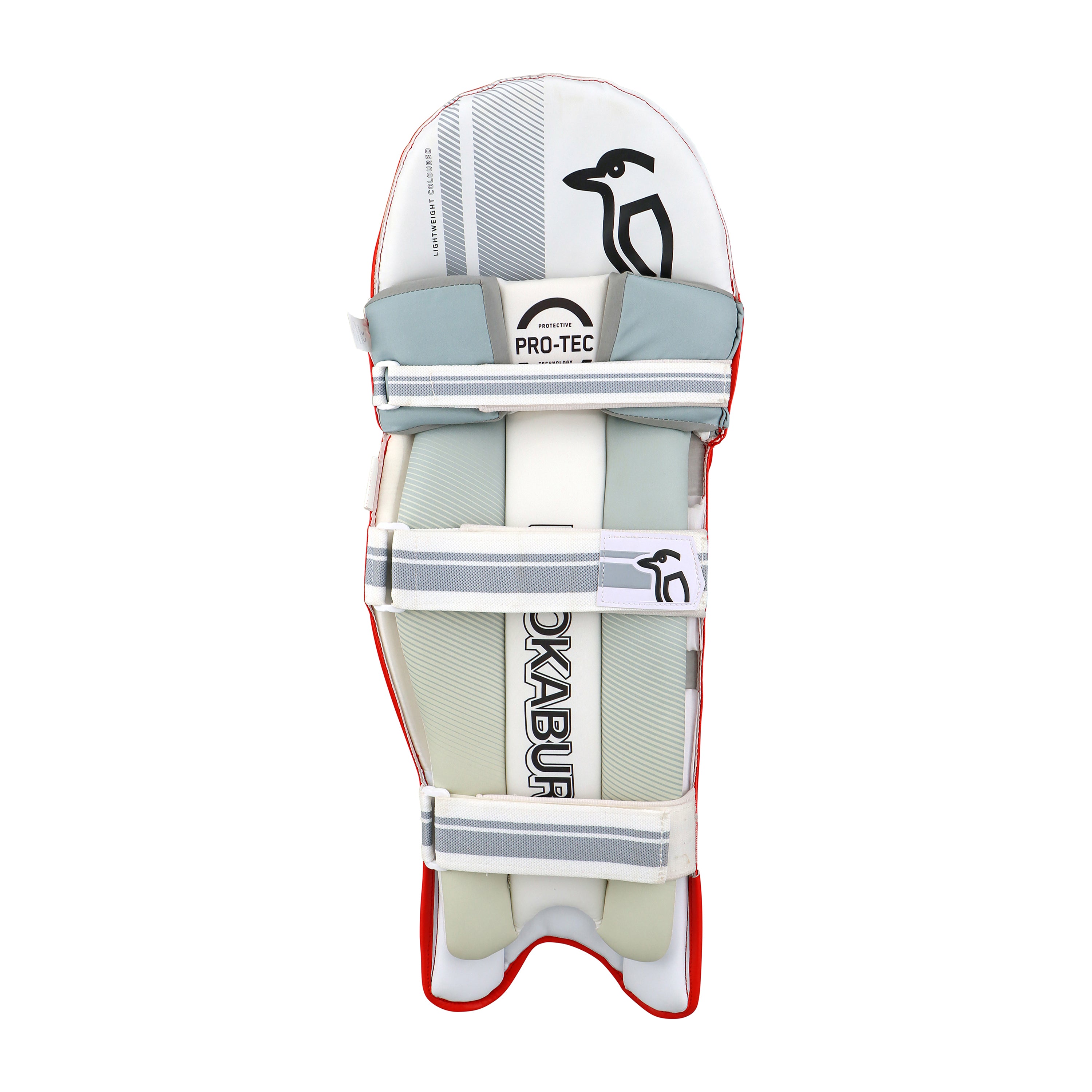 Kookaburra Lightweight Red Cricket Batting Legguard - Adult