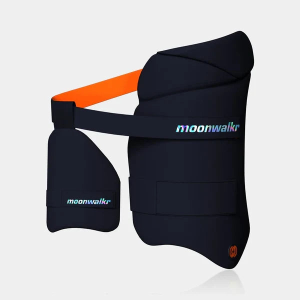 MoonWalkr 2.0 Cricket Combo Thigh Guard - XL Navy