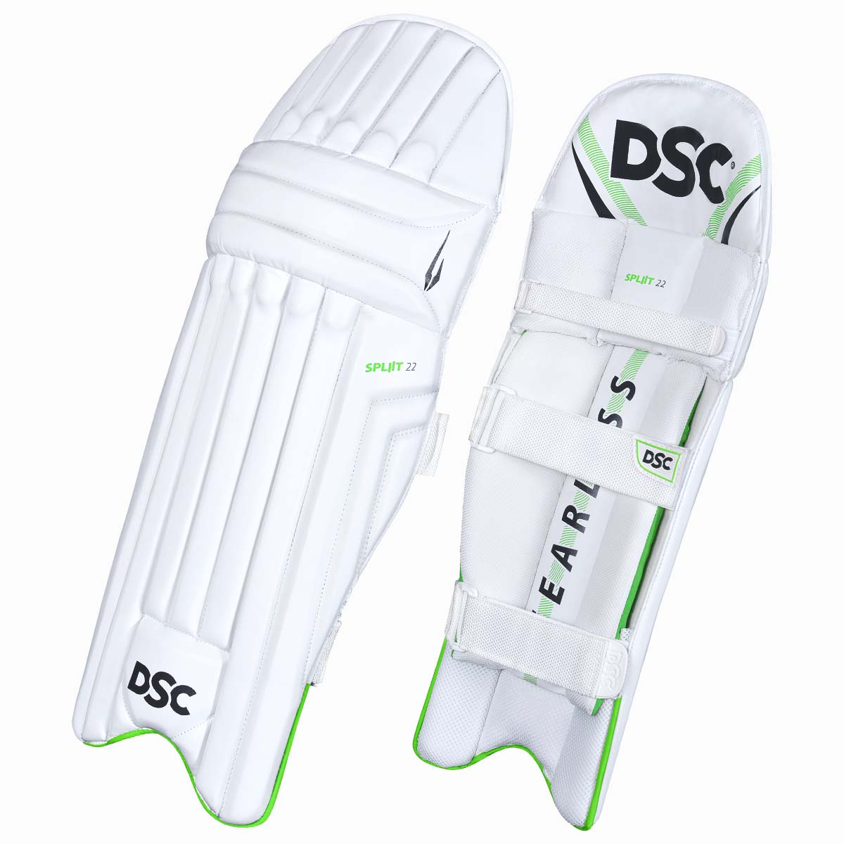 DSC Split 22 Batting Leg Guard - Adult