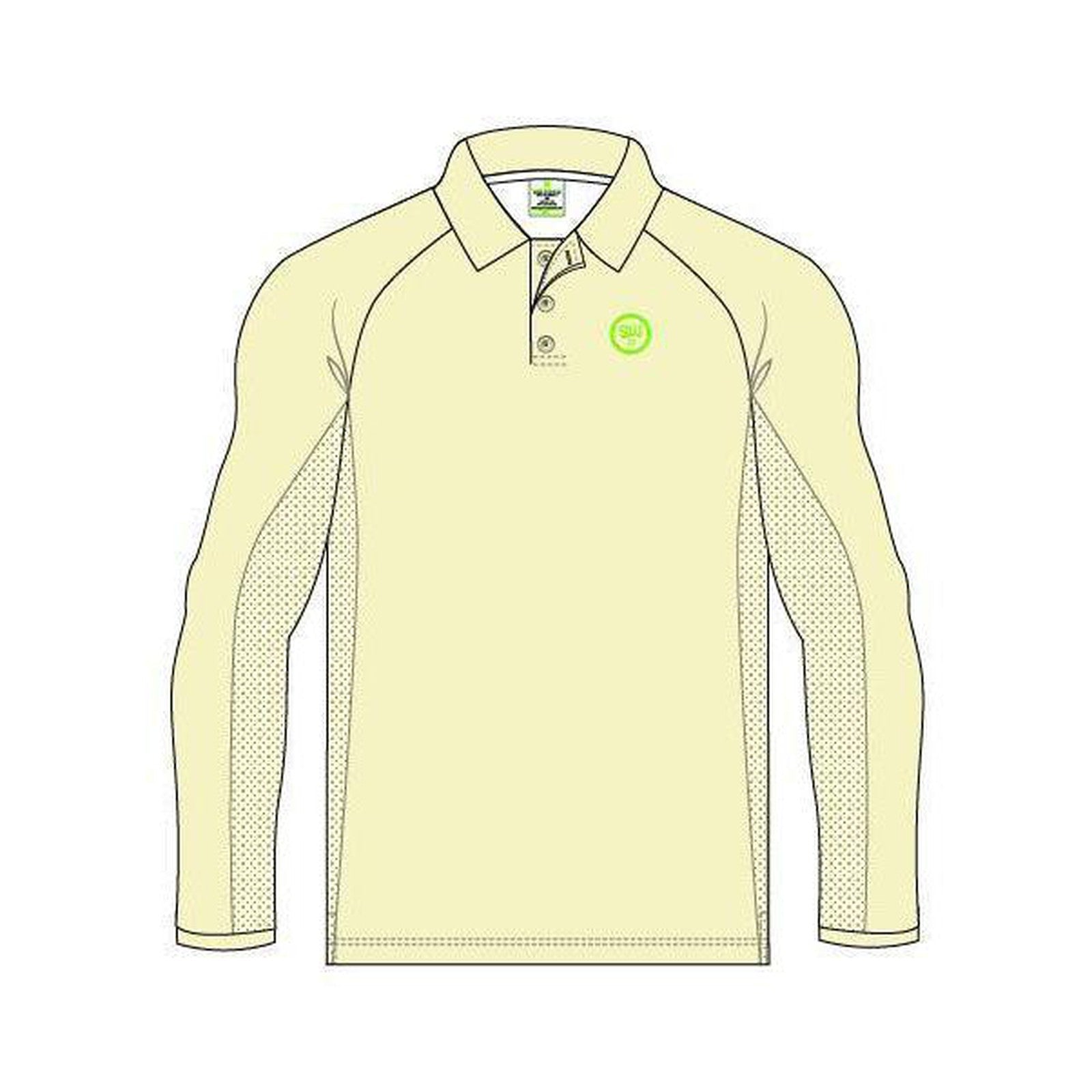 SW23 Long Sleeve Elite Polo - White
