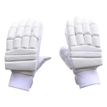 White Cricket Batting Gloves