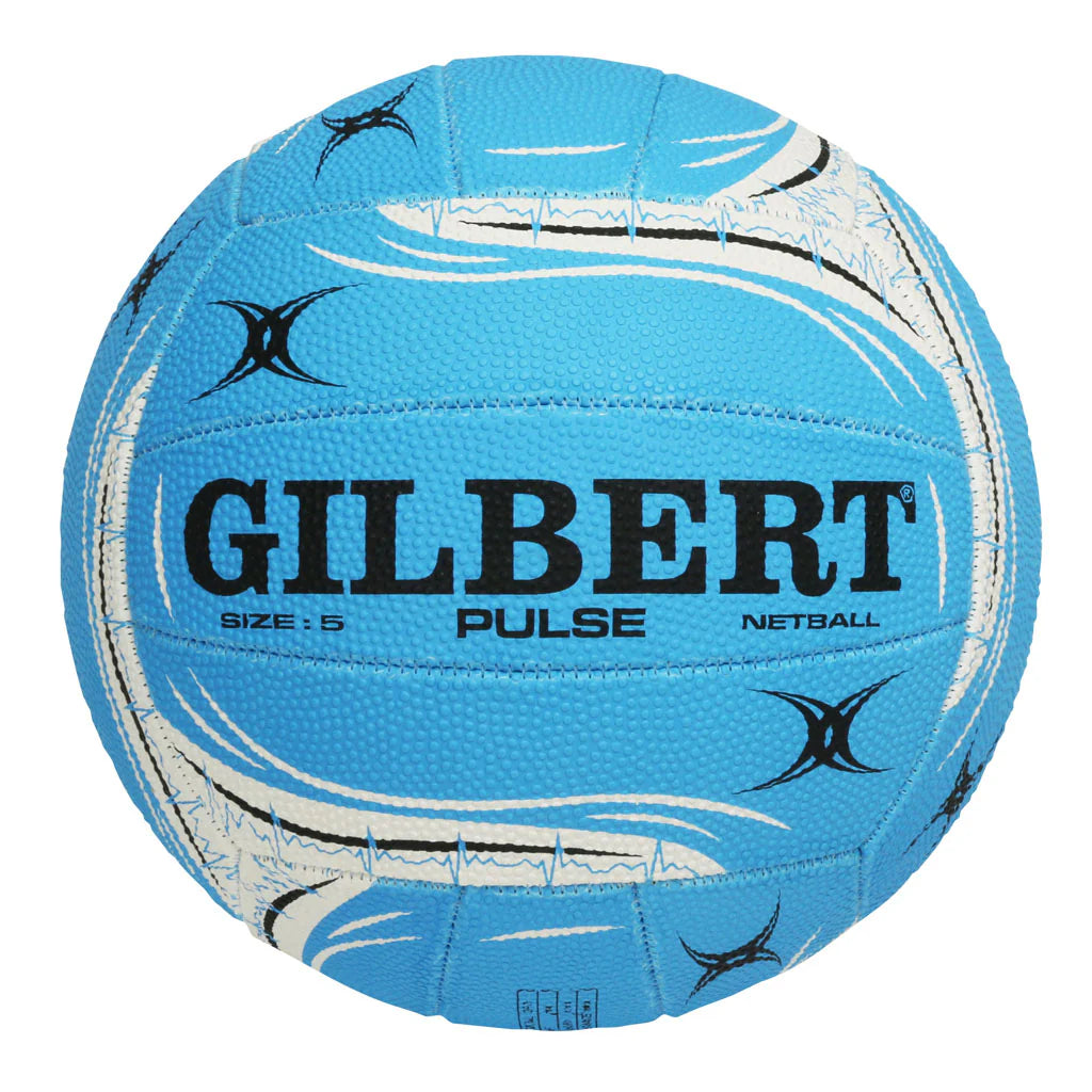 Gilbert Pulse Netball Blue - Size 5