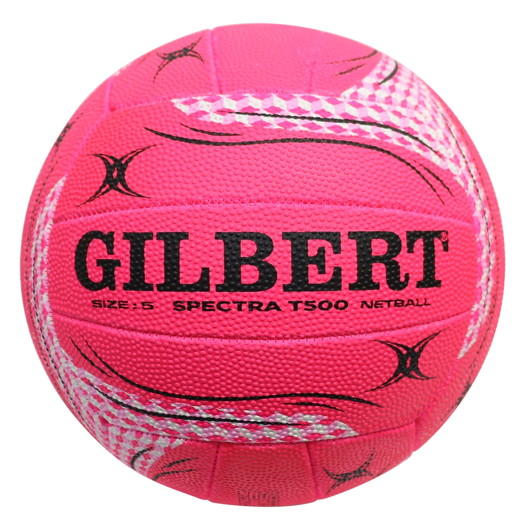 Gilbert Spectra T500 Pink Netball - Size 5