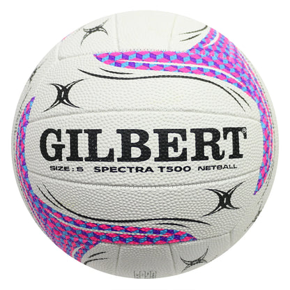 Gilbert Spectra T500 White Netball - Size 5