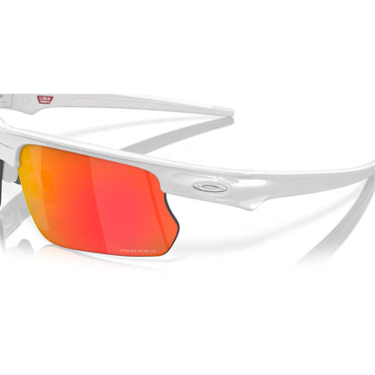 Oakley Bisphaera Polished White - Prizm Ruby Sunglasses