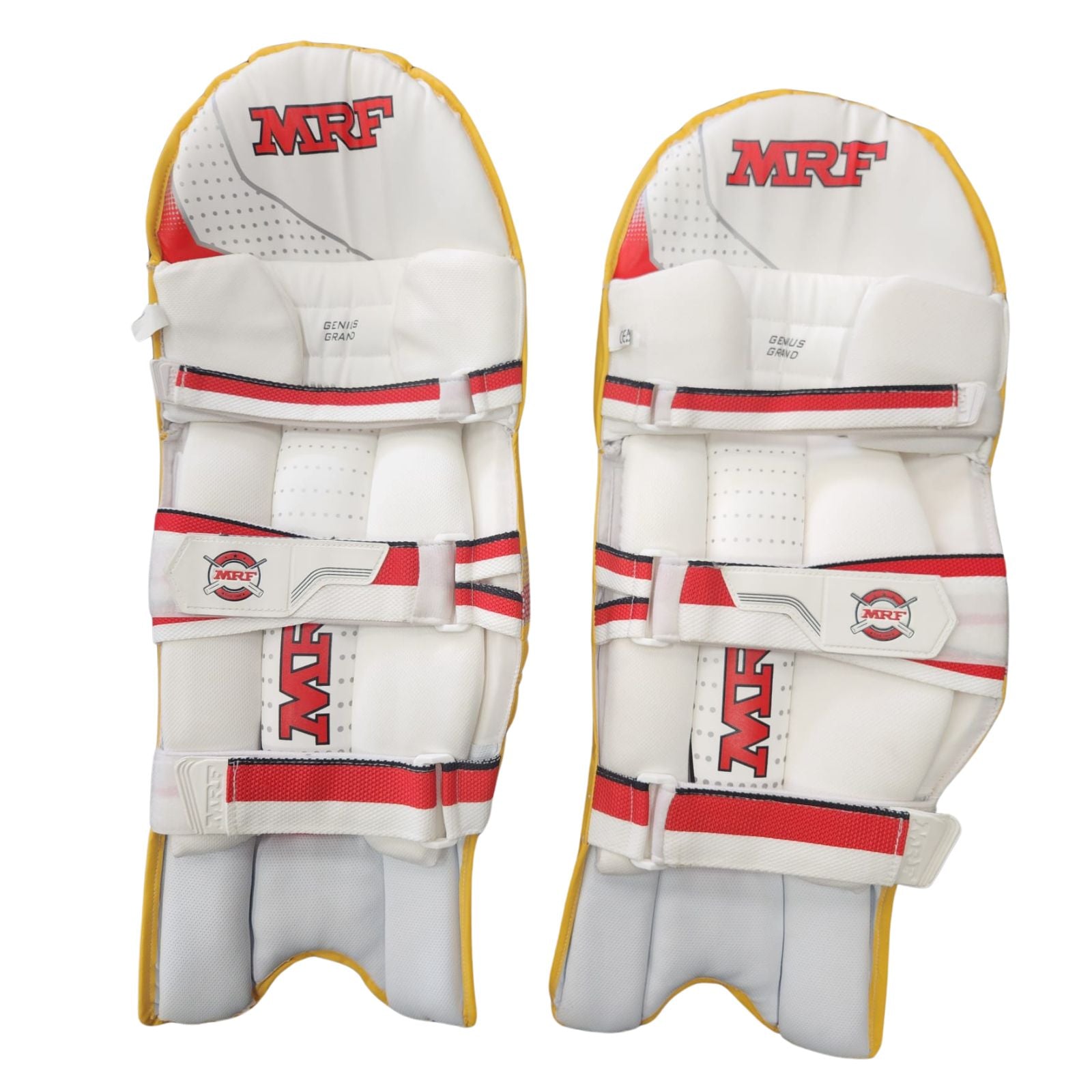 MRF Genius Grand Batting Pads - Yellow Senior