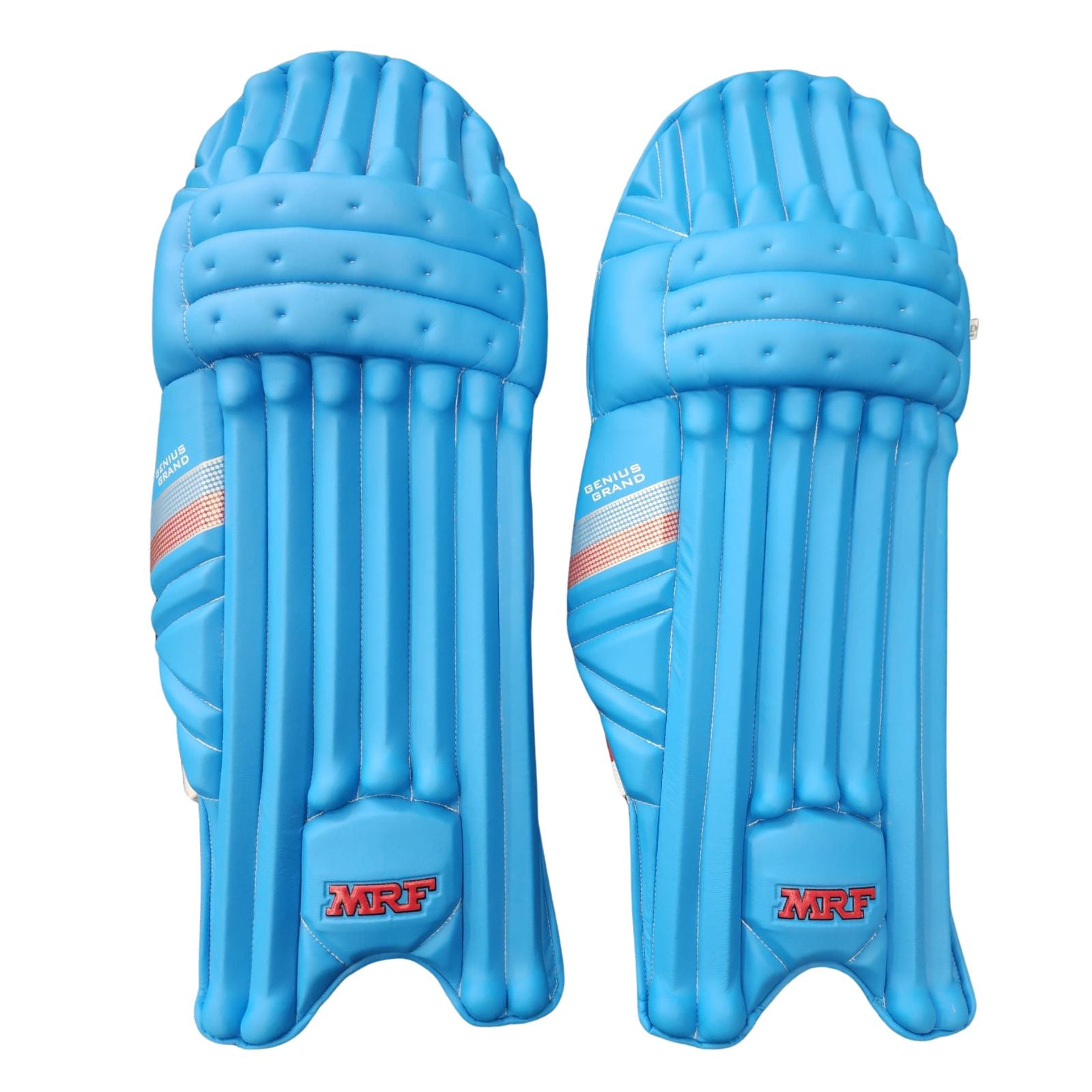 MRF Genius Grand Batting Pads - Sky Blue Senior