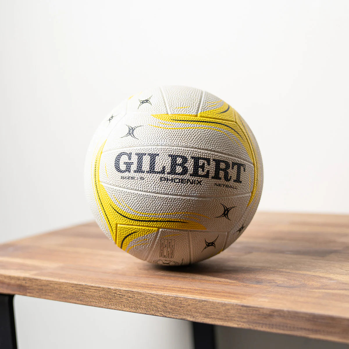 Gilbert Phoenix White Netball - Size 5