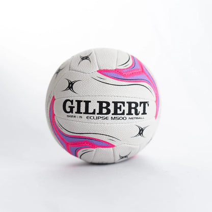 Gilbert Eclipse M500 Match White Netball - Size 5