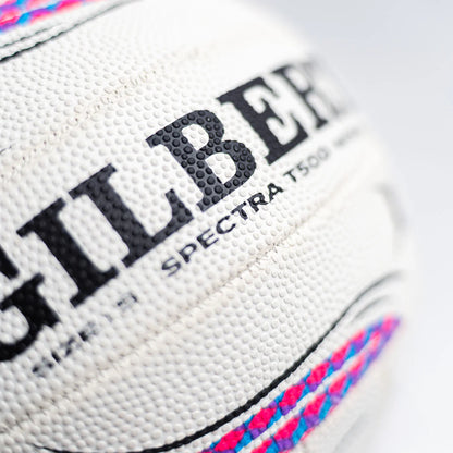 Gilbert Spectra T500 White Netball - Size 4