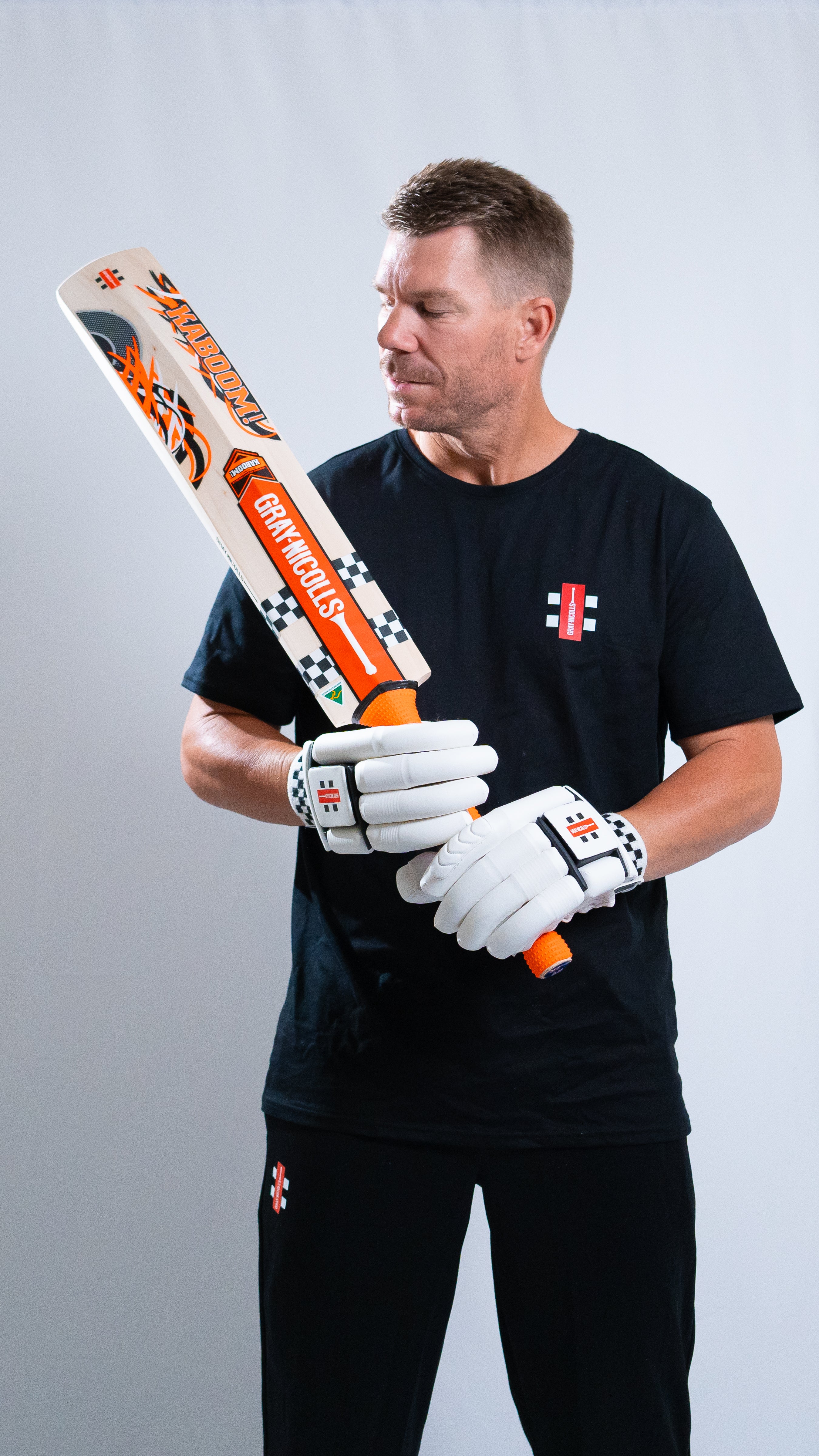 Gray Nicolls David Warner Kaboom Premier Cricket Bat - Senior