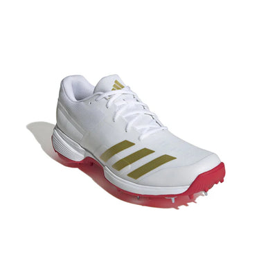Adidas Adizero 22YDS Full Spike Shoes - White Gold