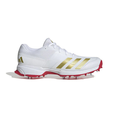 Adidas Adizero 22YDS Full Spike Shoes - White Gold