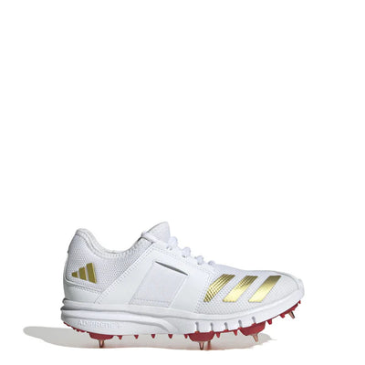 Adidas Howzat Full Spike Shoes - White Gold