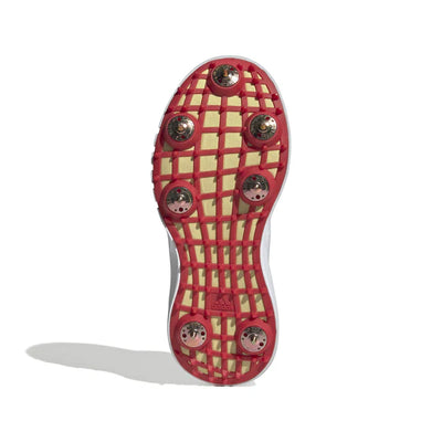 Adidas Howzat Full Spike Shoes - White Gold