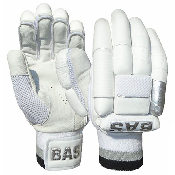 BAS Player Silver Batting Gloves - Senior
