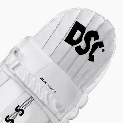 DSC Blak Junior Batting Leg Guard - 2XS Junior