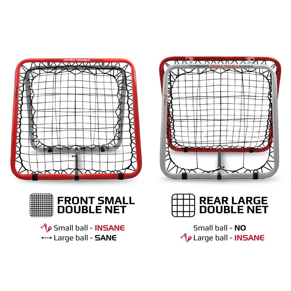 Crazy Catch Wild Child Double Trouble Rebounder Net