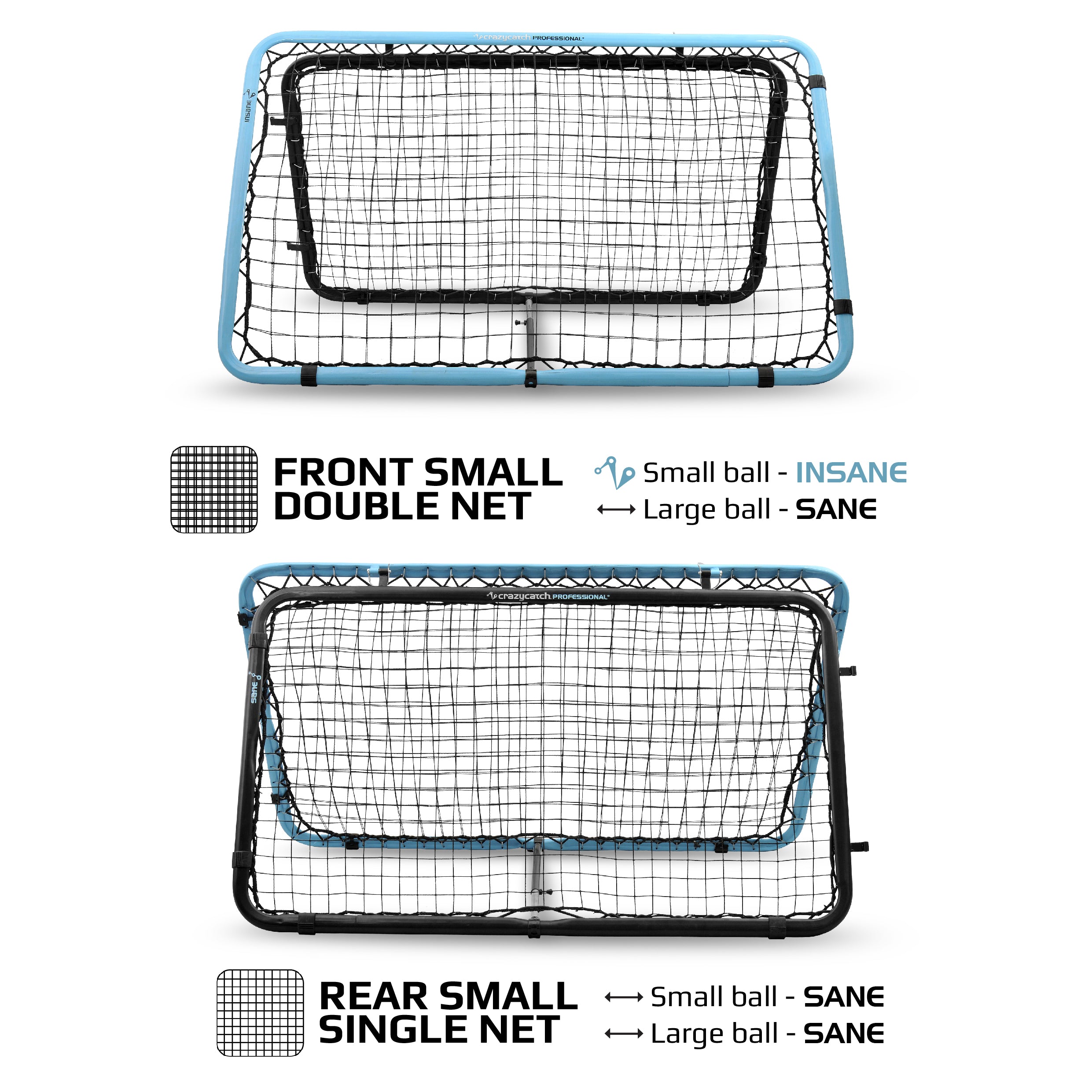 Crazy Catch Professional 2.0 Rebounder Net