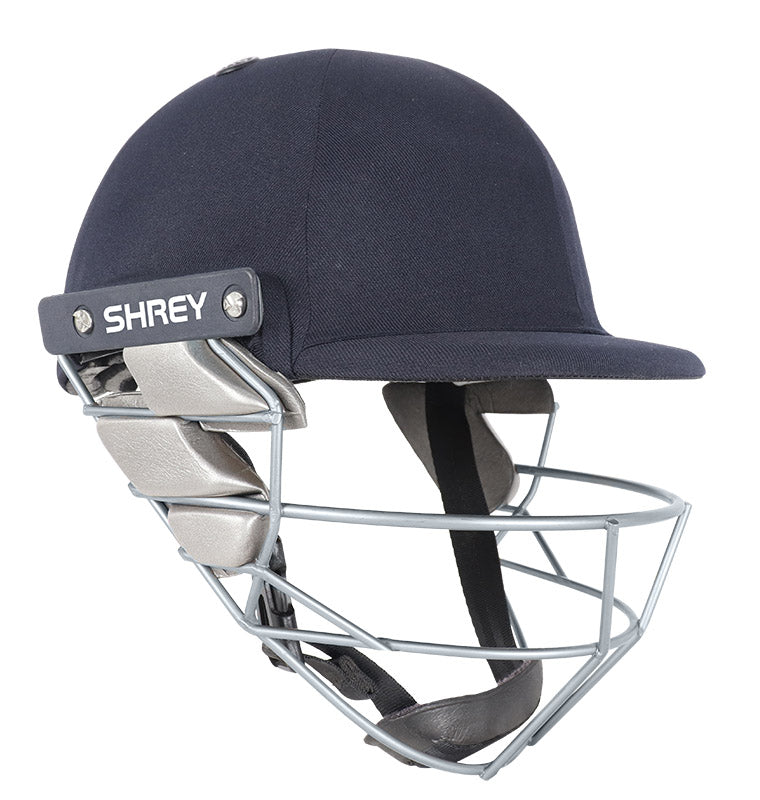 Shrey Performance Wicket Keeping Cricket Helmet - Navy Youth