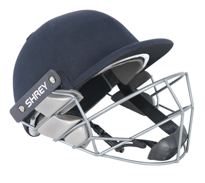 Shrey Performance Wicket Keeping Cricket Helmet - Navy Youth