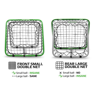 Crazy Catch Upstart Double Trouble Rebounder Net