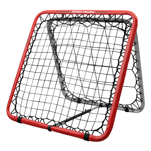 その他 crazycatch DOUBLE TROUBLE WILDCHILD Crazy Catch Wild Child Double Trouble Rebounder Net – Sturdy