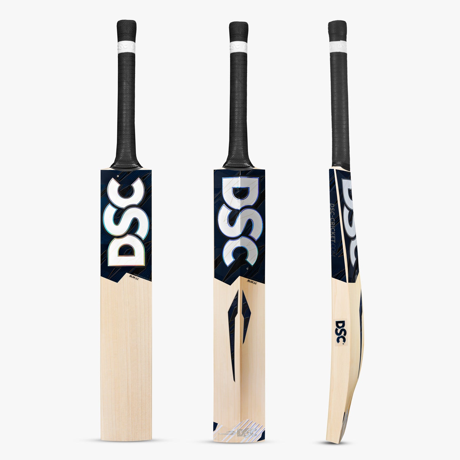 DSC Blak 44 Cricket Bat - Senior Long Blade Long Handle