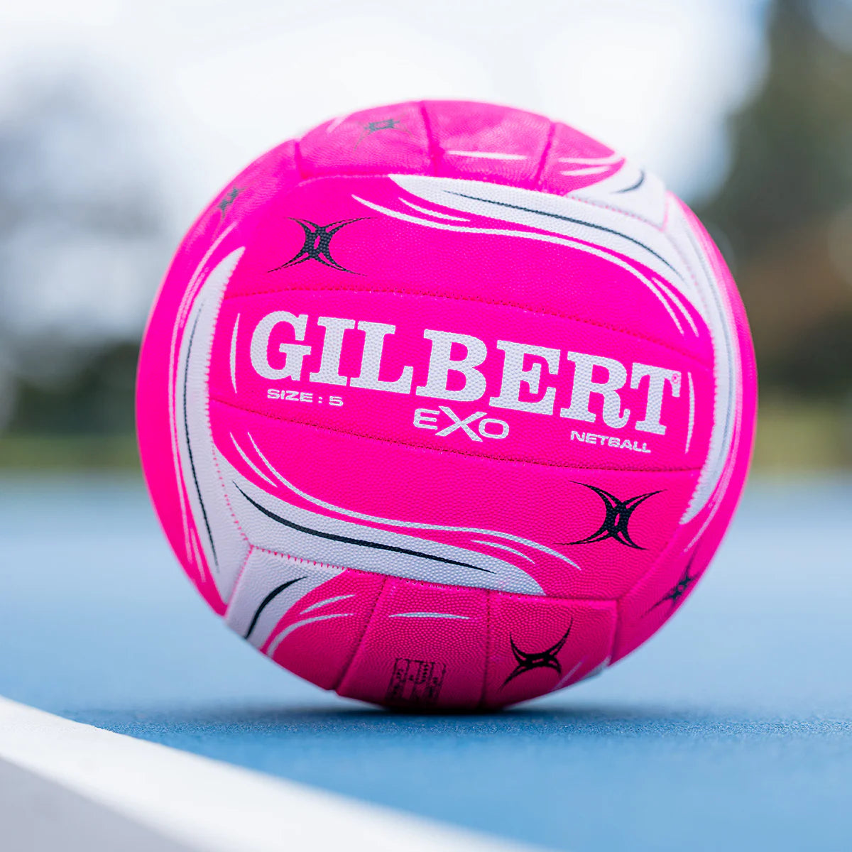 Gilbert Exo Trainer Pink Netball - Size 5