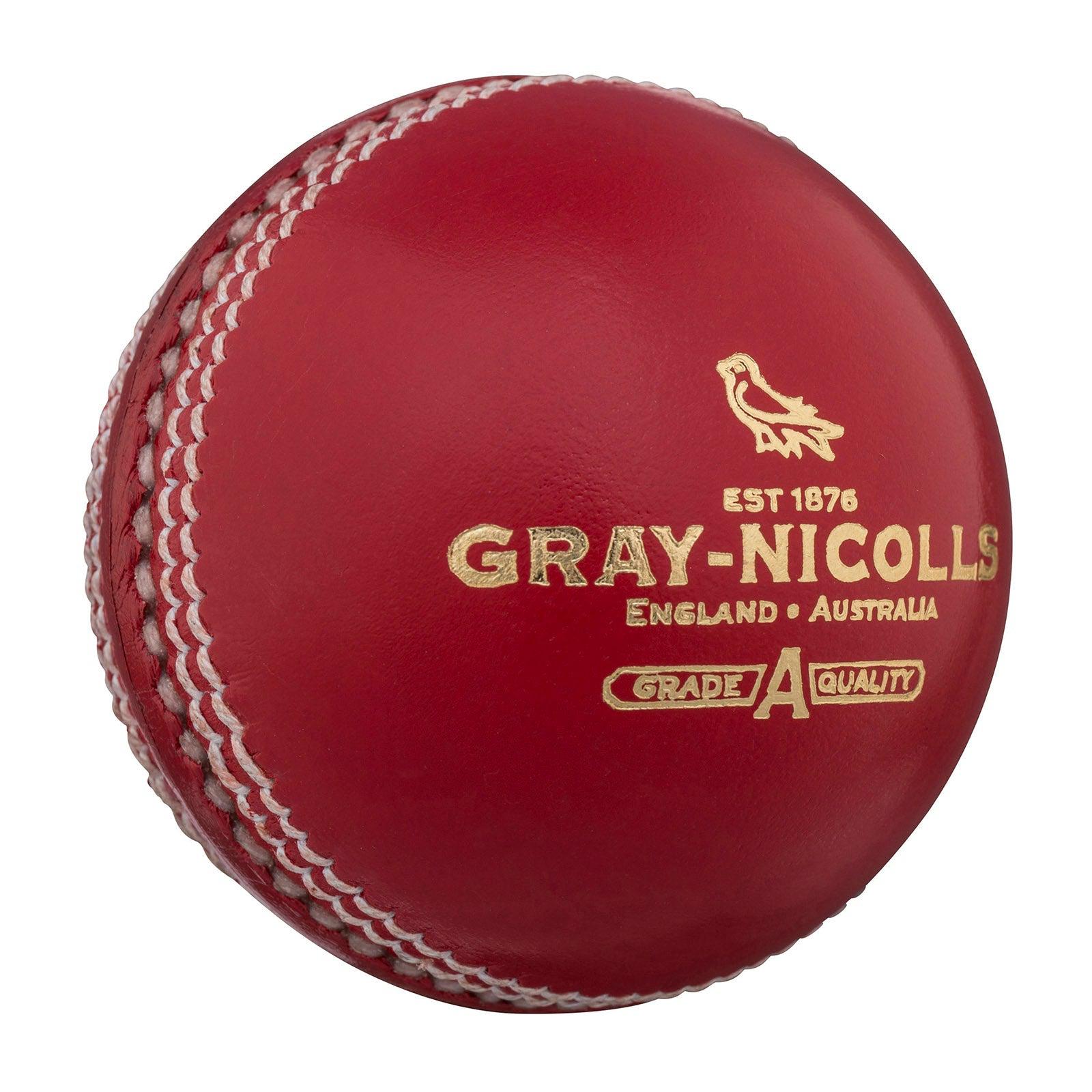 Gray Nicolls Crest First Class 2 Pc Ball - Red 156g