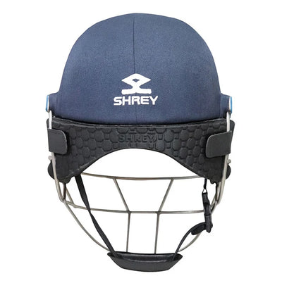 Shrey Classic 2.0 Helmet With Adjustment Dial & Neck Guard - Navy Blue Junior