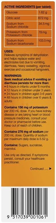 Hydralyte Tablets Orange - Pack of 20