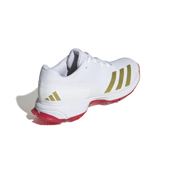 Adidas Adizero 22YDS Full Spike Shoes - White Gold