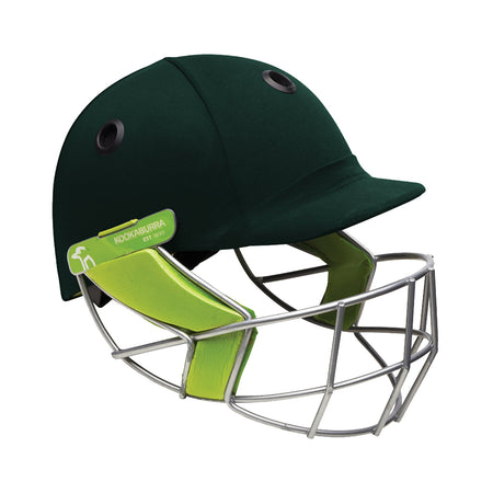 Kookaburra Pro 1500 Titanium Cricket Helmet Green