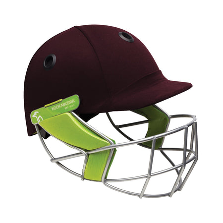 Kookaburra Pro 1500 Titanium Cricket Helmet Maroon
