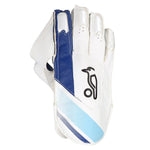 Kookaburra Pro 2.0 White / Blue Keeping Gloves - Youth