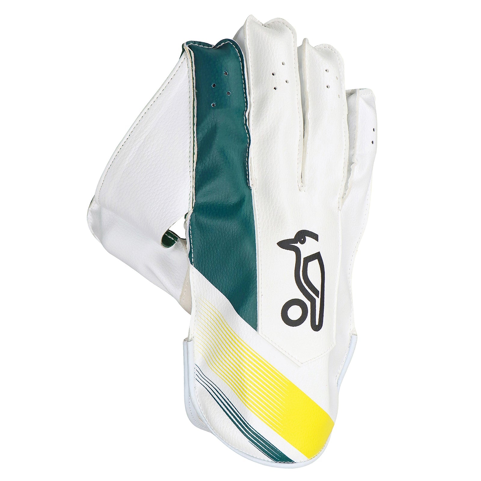 Kookaburra Pro 3.0 Green/Yellow Keeping Gloves - Small Junior