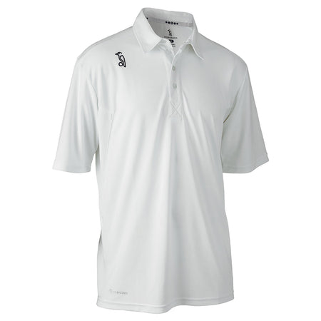 Kookaburra Pro Active Short Sleeve Shirt White - Junior