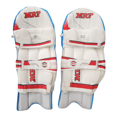MRF Genius Grand Batting Legguard - Sky Blue Adult