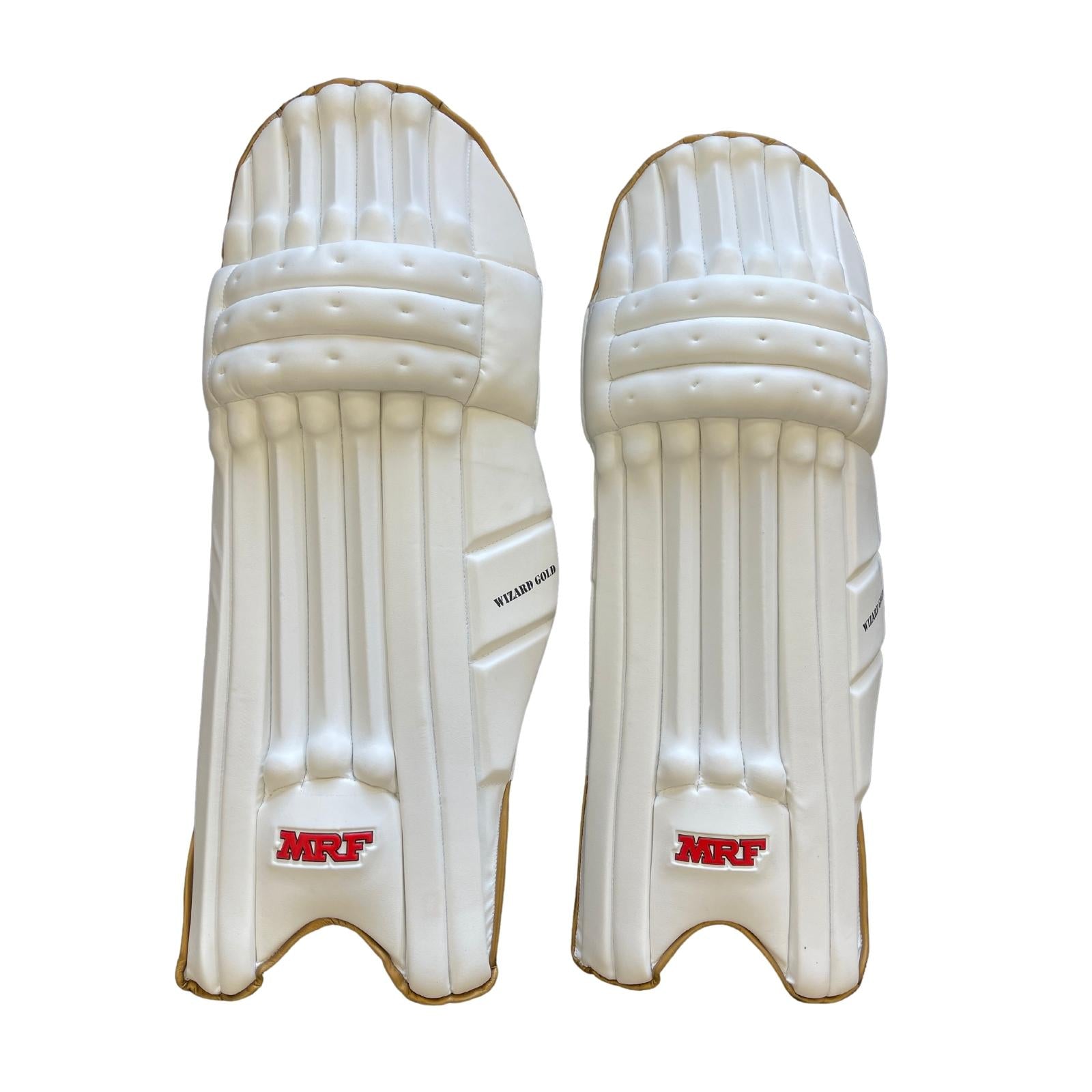 MRF Wizard Gold Batting Cricket Pads - Senior