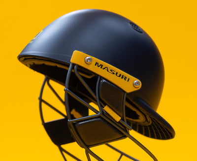 Masuri T Line Plus Steel Grille Cricket Helmet - Senior Black